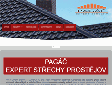 Tablet Screenshot of expert-strechy.cz